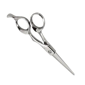 Ciseaux de salon de beauté haut de gamme avec repose-doigts fixe, ciseaux professionnels de coupe de cheveux, polissage miroir, lame droite et tranchante - Product Image 4