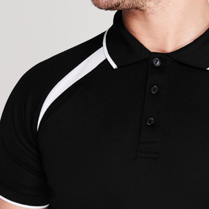 Polos de algodón para hombre de calidad a bajo precio, ropa con logotipo personalizado, polos de manga corta transpirables personalizados de talla grande para hombre - Product Image 2