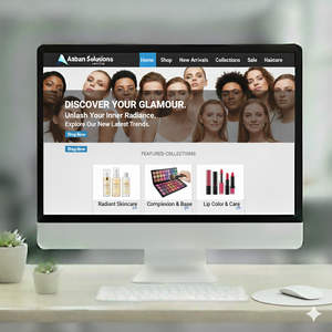 Agencia web profesional de diseño de sitios web de comercio electrónico de belleza y cosméticos en EE. UU. Ofrece soluciones fiables y en línea para tiendas - Product Image 1