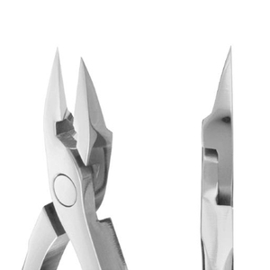 Coupe-cuticules en acier inoxydable à haute teneur en carbone avec lames aiguisées, pointe de 12 mm, pinces à cuticules confortables pour pédicure - Product Image 6