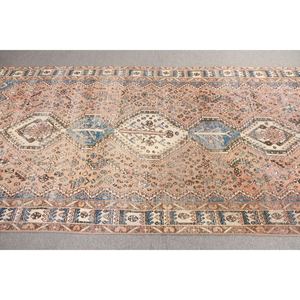 Tapis de 5,1 x 9,8 pieds, tapis turc vintage, tapis marron - Product Image 3