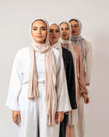 Hijab en jersey respirant de qualité supérieure, doux, léger, extensible, personnalisable, vente en gros, usine, hijab pour femmes musulmanes