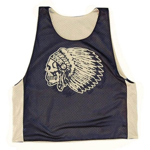 Maillot de crosse réversible cousu, uniforme de Lacrosse réversible de conception OEM, uniformes de Lacrosse imprimés par Sublimation, Pinnies - Product Image 6