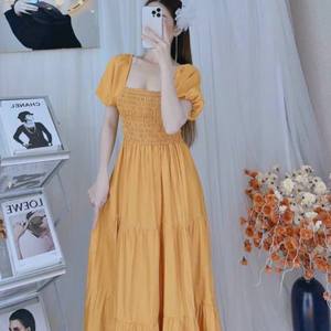 Robe longue pour femmes, décontractée, prix raisonnable, 100% lin, décontractée, lavable, emballage personnalisé, fabricant vietnamien - Product Image 4