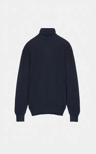 Pull en cachemire de luxe automne-hiver pour homme et femme, col en V, épaules tombantes, coupe ample, logo frontal personnalisable - Product Image 2