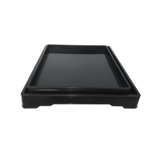 Barquettes carrées jetables en plastique PP pour sushi, contenants de stockage avec HDB40 pour pizza, salade, gâteau, emballages alimentaires - Product Image 3