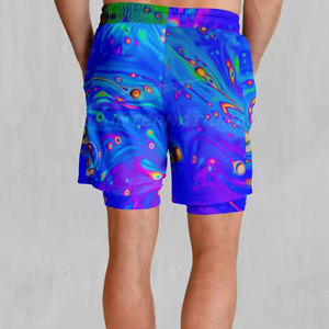 Pantalones cortos de gimnasio de algodón de diseño personalizado para hombre, ropa deportiva transpirable, pantalones cortos de sublimación ecológicos, estilo informal, servicio OEM - Product Image 2