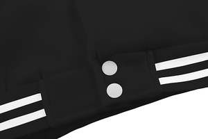 เสื้อแจ็คเก็ตเลตเตอร์แมนผู้ชายสำหรับฤดูหนาว ให้ความอบอุ่น สวมใส่สบาย คอตั้ง ปักโลโก้ด้านหน้า กันลม คุณภาพสูง เป็นมิตรกับสิ่งแวดล้อม แห้งเร็ว ระบายอากาศได้ดี - Product Image 5