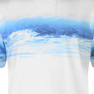 เสื้อยืดพิมพ์ลายดิจิทัลสำหรับผู้ชายเสื้อยืดพิมพ์ลายดิจิทัลความยาวสั้นแห้งเร็วโพลีเอสเตอร์100% ลำลอง - Product Image 3