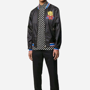 Blouson bombardier matelassé de haute qualité personnalisé avec votre propre logo Blouson aviateur décontracté à col côtelé et coupe-vent léger pour hommes - Product Image 4