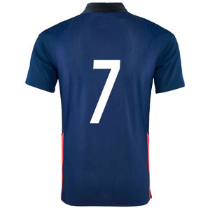 Maillot de football personnalisé unisexe pour adulte, avec nom et logo d'équipe, respirant, 100 % polyester, col rond, manches courtes, haute qualité, protection solaire - Product Image 6