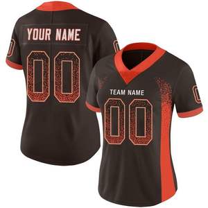 Maillots de football américain de style entraînement, design original du fournisseur, nom d'équipe personnalisé, respirant, séchage rapide, unisexe adulte - Product Image 1