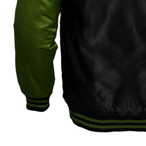 Custom Logo <b>Women</b> Satin Bomber <b>Jacket</b> With Zipper Front <b>Lightweight</b> Casual Varsity Style Baseball <b>Jacket</b> For Outerwear - Product Image 5