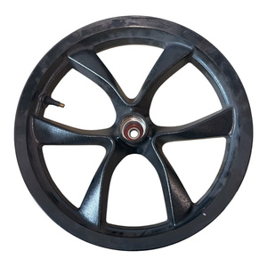 Jante avant d'origine Yamaha 2019-2021 Tricity 125-155, état neuf, alliage d'aluminium, moyeu de roue de moto - Product Image 1