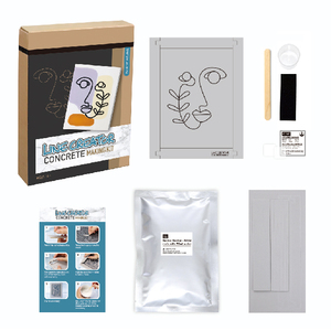 Bebox Line Creator Concrete <b>Making</b> Kit-DIY Craft Kit with Handmade Casting Technique Modern Design - Product Image 3
