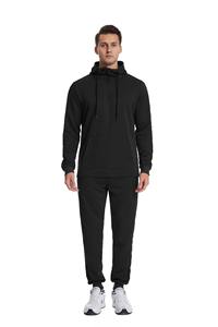Men's Casual Sportswear Sets Solid Color Hoodie and <b>Pants</b> Eco-Friendly Pullover+<b>Pants</b> Suit for Women - Product Image 6