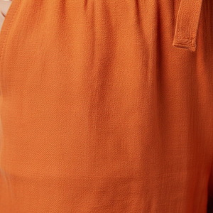 Pantalones cortos de tabla para mujer, ropa de verano informal de algodón 100%, transpirable, de secado rápido, con cierre de cordón de cintura alta para gimnasio al aire libre - Product Image 5