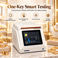 Analyseur XRF d'or pour l'analyse de la composition des bijoux en métaux précieux (Au, Ag, Pt, Pd) avec chambre de test de bureau intégrée