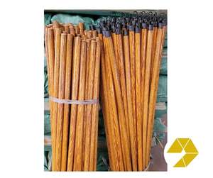 Juego de escoba y recogedor de madera de mango largo Natural de alta calidad ecológico portátil Venta de escoba de madera de Vietnam - Product Image 5