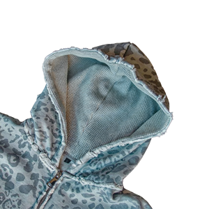 Sudadera con Capucha Unisex con Estampado de Leopardo y Guepardo, Estilo Retro Urbano, Otoño, 100% Algodón Grueso, Doble Cremallera, Fabricante - Product Image 3