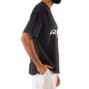 Camisetas de hombre, venta al por mayor, camisas de algodón de manga corta OEM, proveedor de etiqueta privada, logotipo personalizado disponible, suministro de envío rápido a granel - Product Image 4