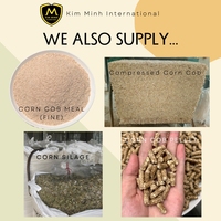 Substrat d'épi de maïs de déchets agricoles du Vietnam de qualité supérieure pour la culture de champignons Prix en gros disponible