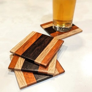 Ensemble de sous-verres en bambou écologique fait à la main personnalisable à usage domestique vente en gros meilleur prix - Product Image 2