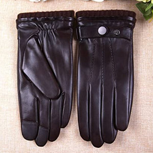 Guantes de conducción de cuero fabricados profesionalmente Precios razonables Guantes de conducción ligeros en color sólido - Product Image 2