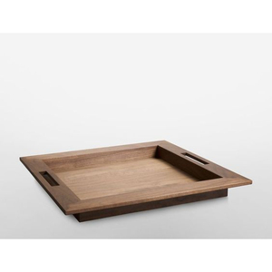 Grand plateau de service en bois de conception unique fait de plateau en bois massif pour plateau de décoration de table basse pour la meilleure vente - Product Image 5