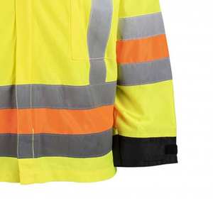 Cómoda chaqueta de seguridad cálida de invierno con múltiples bolsillos Último diseño Reflective Hi Vis Workwear Conveniente chaqueta de trabajo - Product Image 4