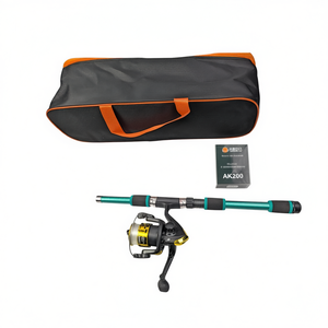 Caña de Pescar Bdt 1.8M ''AK200'' con Carrete, Bolsa Verde y Set de Señuelos, Herramientas y Accesorios de Pesca Premium - Product Image 2