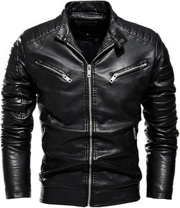 Chaqueta de Cuero para Hombre Antiarrugas, Calidad Premium, Estilo Casual, Últimos Diseños, Chaqueta de Cuero Personalizada para Hombre, Gran Venta - Product Image 1