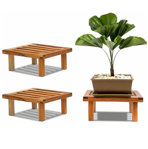 กระถางต้นไม้ไม้อุปกรณ์ตกแต่งสวน - Product Image 6