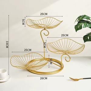 Eye-Catching Metal Fruit <b>Basket</b> Wholesale Wire Tabletop Fruit Serving Bowl for Food Storage Customized Tableware Amazing Item - Product Image 4