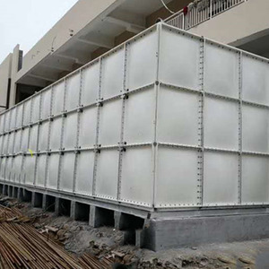Réservoirs de stockage d'eau sectionnels rectangulaires en FRP GRP SMC pour la récupération des eaux de pluie en extérieur - Product Image 5