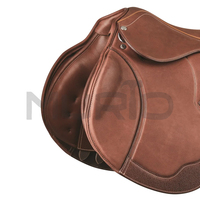 Selle d'équitation anglaise en cuir véritable durable, best-seller, avec arceau en bois, quincaillerie en acier inoxydable, couleurs et tailles personnalisées