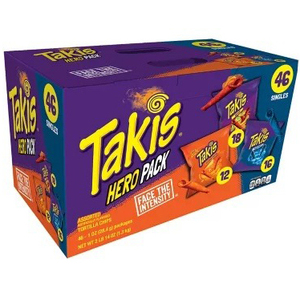 Chips de Tortilla Enrollados Takis de Calidad - Fuego Picante con Chile y Limón y Takis Edición Limitada Blue Heat Pepper, otros sabores disponibles - Product Image 1
