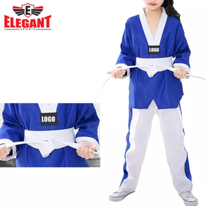 Uniforme de karaté personnalisé avec logo pour hommes, costume d'arts martiaux de haute qualité, doux et confortable, par Elegant Sports - Product Image 4