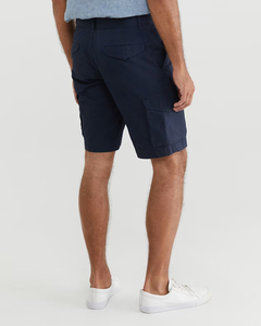 Pantalones cortos cargo elásticos de secado rápido informales de verano de cintura media para hombre personalizados al por mayor 2024 100% algodón patrón sólido ecológico - Product Image 3