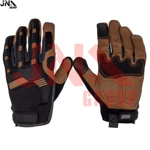 Gants de travail antivibrations personnalisés en TPR, résistants aux chocs et lisses, réduisant les chocs, finition en mousse enduite de nitrile, sécurité à usage général - Product Image 2