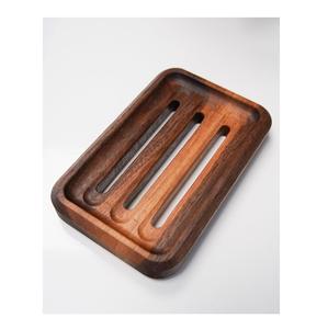 Porte-savon en bois massif durable pour le comptoir de la salle de bain Porte-savon en bois naturel conçu pour un stockage sans humidité - Product Image 1