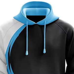 Sweat à capuche en polaire sublimé pour homme avec logo personnalisé, broderie et impression en relief, écologique et à séchage rapide - Product Image 3