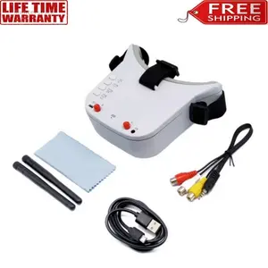 Lunettes de drone professionnelles 5.8G 48CH 3 \ "FPV avec système de charge de télécommande longue portée à double antenne pour drones professionnels - Product Image 1