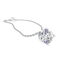 Boucles d'oreilles en argent 925 avec diamant de laboratoire certifié IGI, fabricant de bijoux fins éthiques RJC ODM OEM, vente en gros DJYN2679