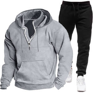 Conjuntos Deportivos Personalizados con su Propio Diseño y Talla para Hombre, Chándales con Cremallera y Logotipo Personalizado, Conjunto de 2 Piezas, Estilo Informal - Product Image 6