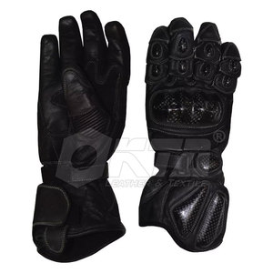 Gants de moto légers en textile cuir souple doigt complet prix de gros gants de moto - Product Image 1