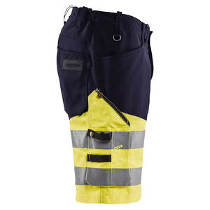 Cinta reflectante de seguridad para hombre, ropa de trabajo, pantalones cortos de construcción Cargo Hi Viz Vis con logotipo personalizado - Product Image 3