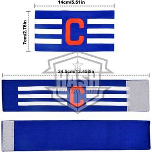 Brazalete de fútbol personalizado al por mayor brazalete elástico de capitán con logotipo personalizado para capitán de fútbol - Product Image 2