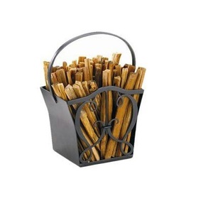 Support à bois en métal robuste pour cheminée, porte-bûches en métal, abri à bois de jardin, support de rangement - Product Image 5