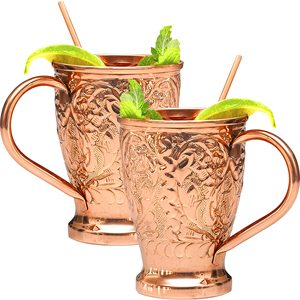 Hand Engraved Copper Beer & Coffee Mug-Dishwasher & <b>Microwave</b> Safe Kitchen Decorative Hot Selling Wholesale - Product Image 6